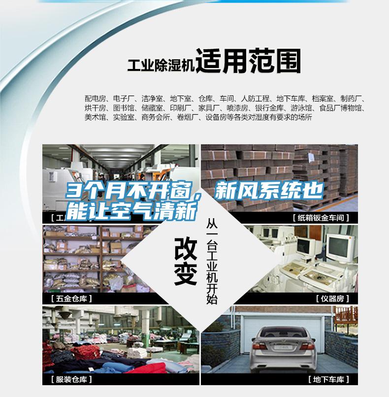 3个月不开窗，新风系统也能让空气清新