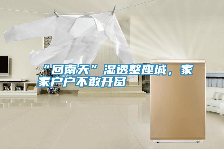 “回南天”湿透整座城，家家户户不敢开窗