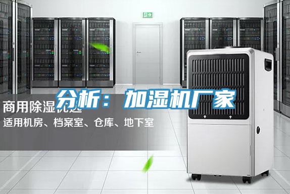 分析：加湿机厂家