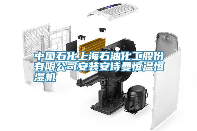 中国石化上海石油化工股份有限公司安装猫咪成人在线视频恒温恒湿机