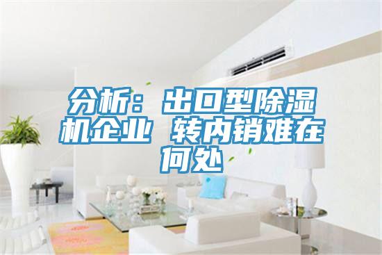 分析：出口型猫咪成人官网企业 转内销难在何处