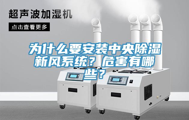 为什么要安装中央除湿新风系统？危害有哪些？