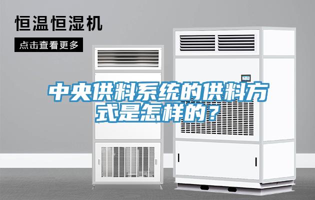 中央供料系统的供料方式是怎样的？