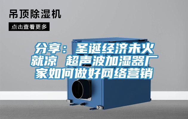 分享：圣诞经济未火就凉 超声波加湿器厂家如何做好网络营销