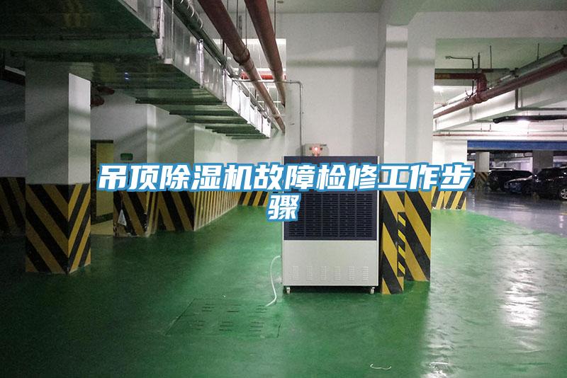 吊顶猫咪成人官网故障检修工作步骤