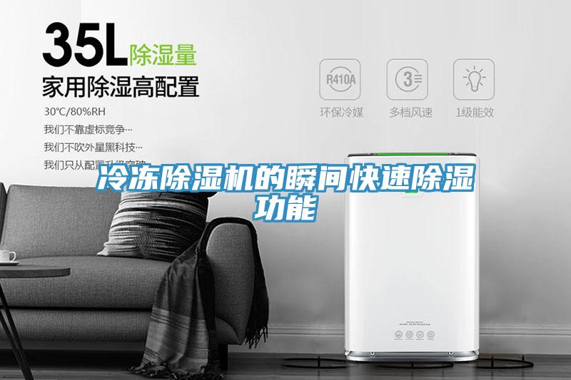 冷冻猫咪成人官网的瞬间快速除湿功能
