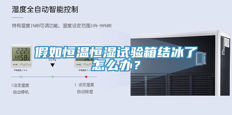 假如恒温恒湿试验箱结冰了怎么办？