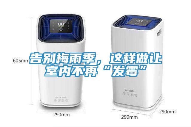 告别梅雨季，这样做让室内不再“发霉”