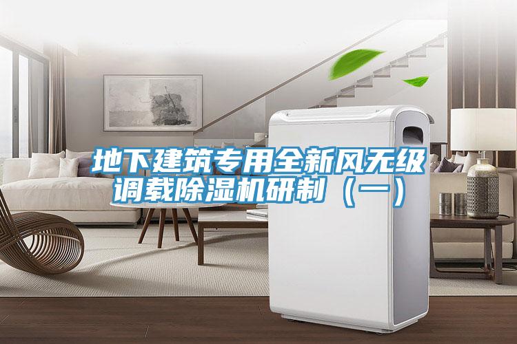 地下建筑专用全新风无级调载猫咪成人官网研制（一）