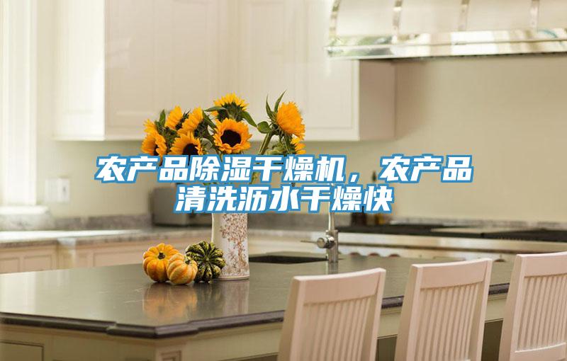农产品除湿干燥机，农产品清洗沥水干燥快