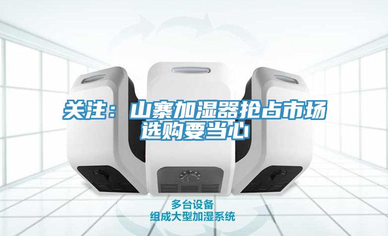 关注：山寨加湿器抢占市场　选购要当心