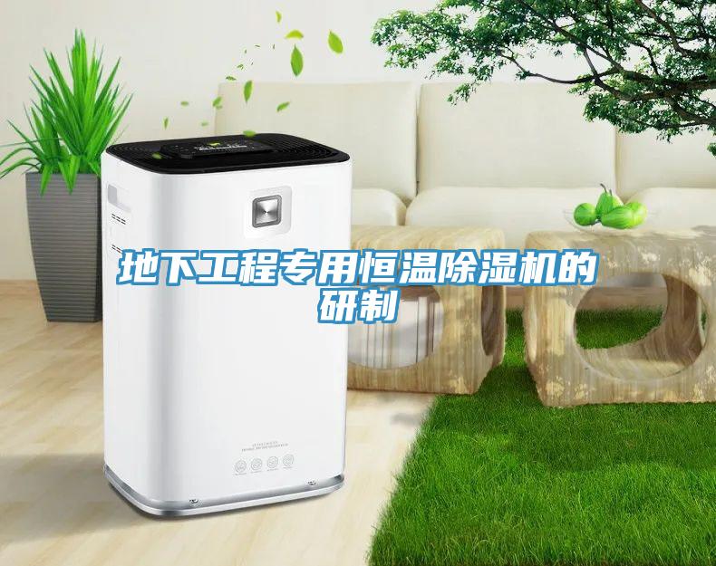 地下工程专用恒温猫咪成人官网的研制