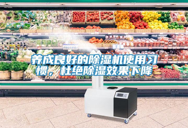 养成良好的猫咪成人官网使用习惯，杜绝除湿效果下降