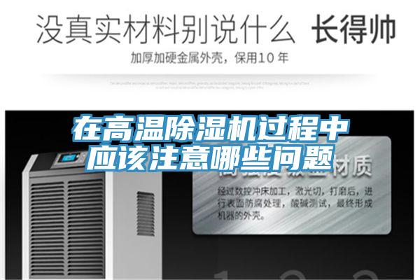 在高温猫咪成人官网过程中应该注意哪些问题