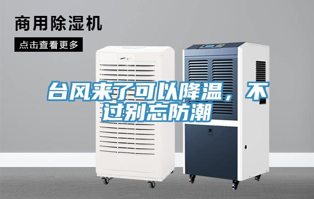 台风来了可以降温，不过别忘防潮
