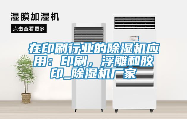 在印刷行业的猫咪成人官网应用：印刷，浮雕和胶印_猫咪成人官网厂家
