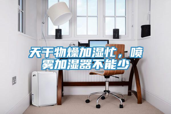 天干物燥加湿忙，喷雾加湿器不能少