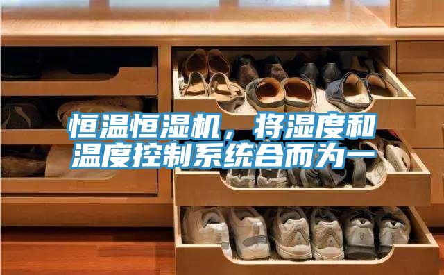 恒温恒湿机，将湿度和温度控制系统合而为一