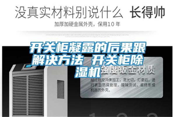 开关柜凝露的后果跟解决方法 开关柜猫咪成人官网