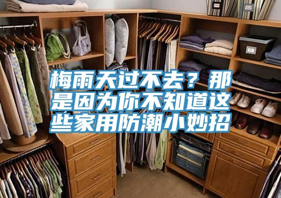 梅雨天过不去？那是因为你不知道这些家用防潮小妙招