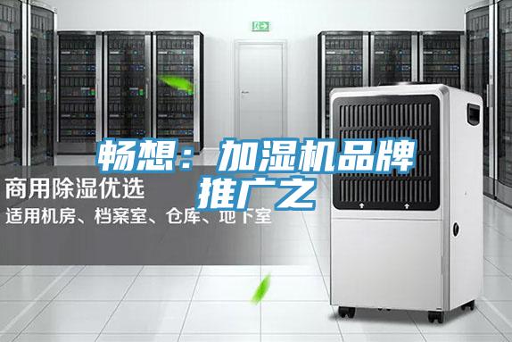 畅想：加湿机品牌推广之