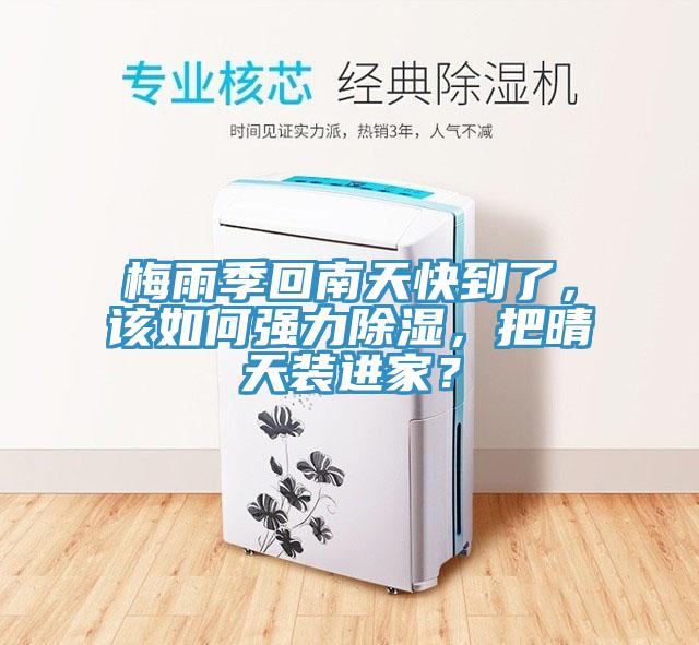 梅雨季回南天快到了，该如何强力除湿，把晴天装进家？