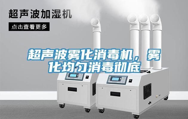 超声波雾化消毒机，雾化均匀消毒彻底