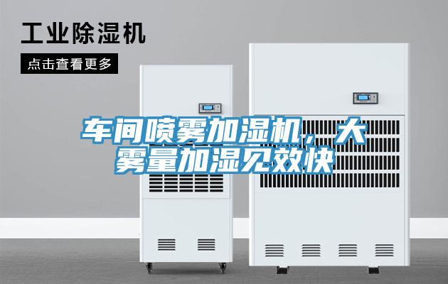 车间喷雾加湿机，大雾量加湿见效快