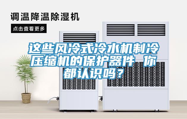 这些风冷式冷水机制冷压缩机的保护器件 你都认识吗？