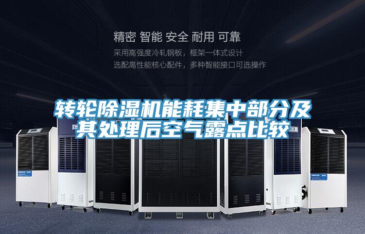 转轮猫咪成人官网能耗集中部分及其处理后空气露点比较