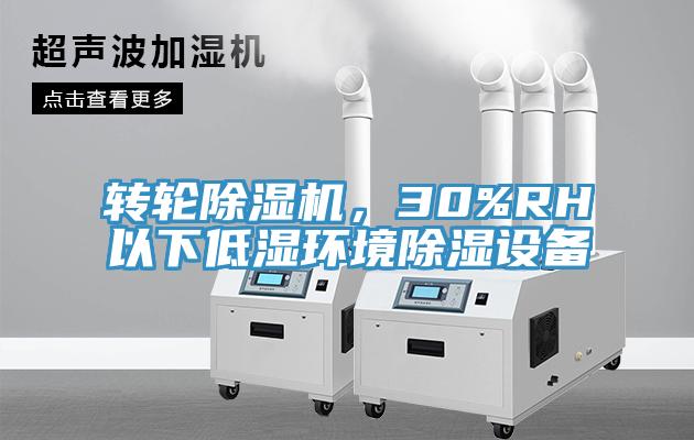 转轮猫咪成人官网，30%RH以下低湿环境除湿设备