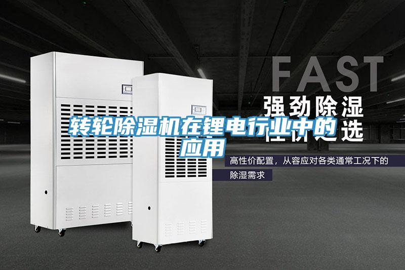 转轮猫咪成人官网在锂电行业中的应用