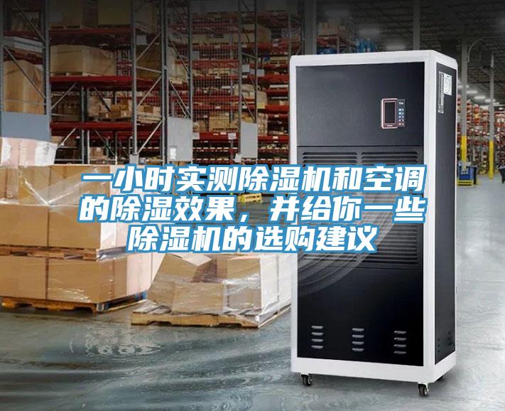 一小时实测猫咪成人官网和空调的除湿效果，并给你一些猫咪成人官网的选购建议