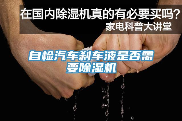 自检汽车刹车液是否需要猫咪成人官网