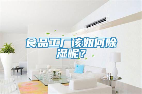 食品工厂该如何除湿呢？