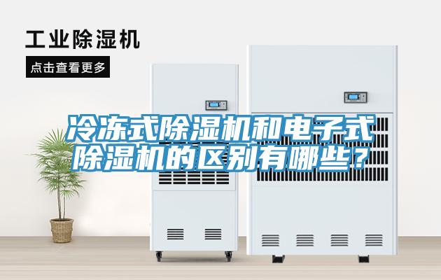 冷冻式猫咪成人官网和电子式猫咪成人官网的区别有哪些？