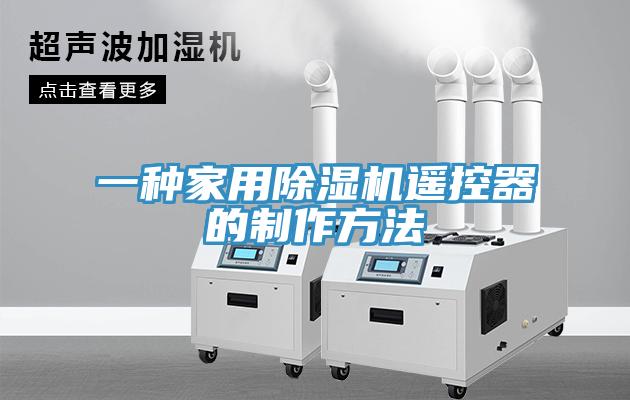 一种家用猫咪成人官网遥控器的制作方法