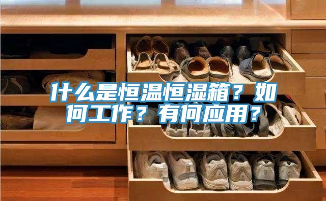 什么是恒温恒湿箱？如何工作？有何应用？