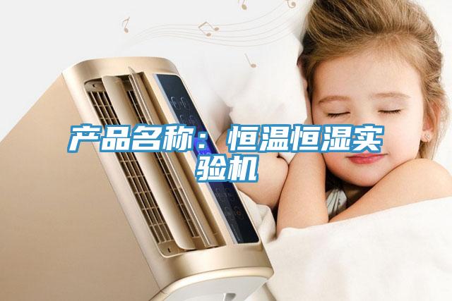 产品名称：恒温恒湿实验机