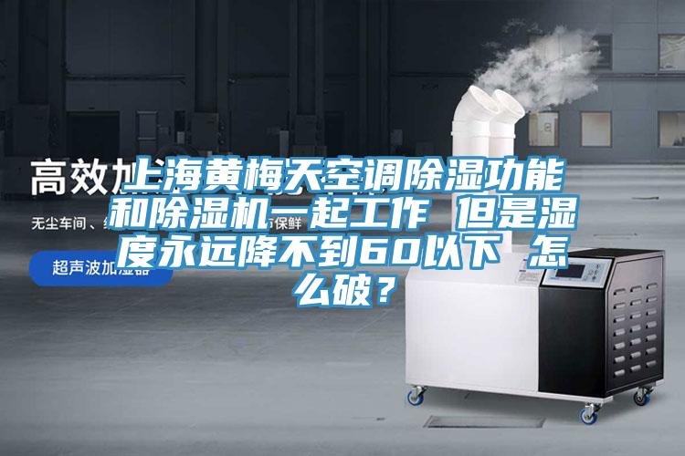 上海黄梅天空调除湿功能和猫咪成人官网一起工作 但是湿度永远降不到60以下 怎么破？