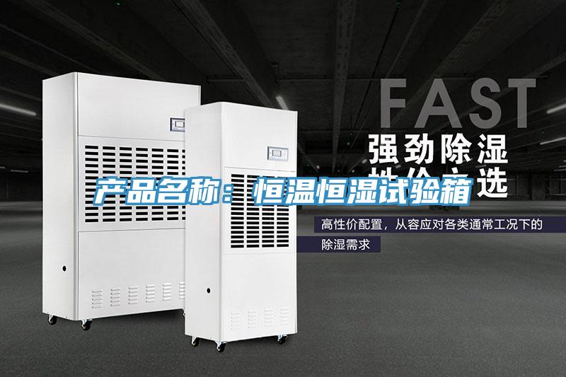 产品名称：恒温恒湿试验箱