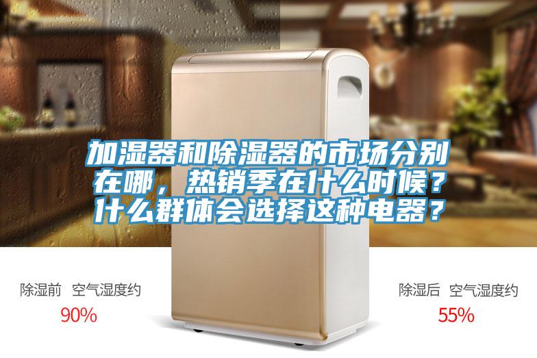 加湿器和除湿器的市场分别在哪，热销季在什么时候？什么群体会选择这种电器？