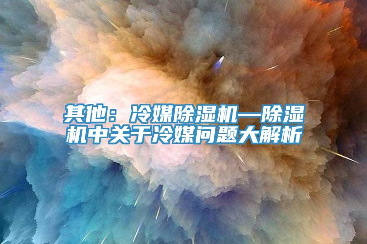 其他：冷媒猫咪成人官网—猫咪成人官网中关于冷媒问题大解析