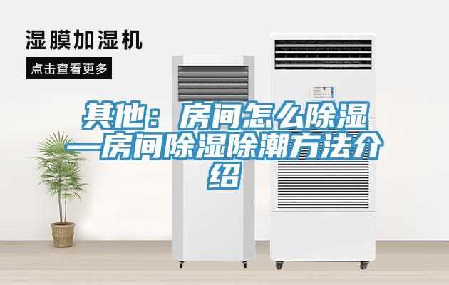 其他：房间怎么除湿—房间除湿除潮方法介绍