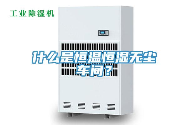 什么是恒温恒湿无尘车间？