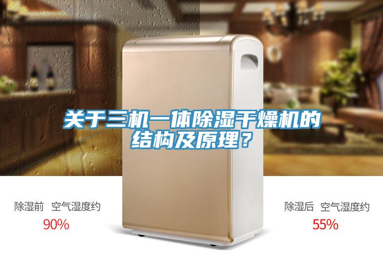 关于三机一体除湿干燥机的结构及原理？