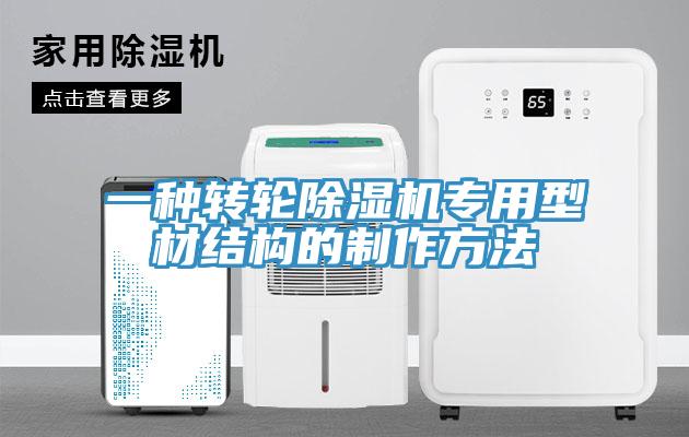 一种转轮猫咪成人官网专用型材结构的制作方法