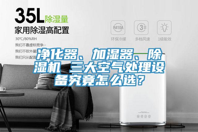 净化器、加湿器、猫咪成人官网 三大空气处理设备究竟怎么选？