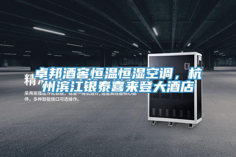 卓邦酒窖恒温恒湿空调，杭州滨江银泰喜来登大酒店