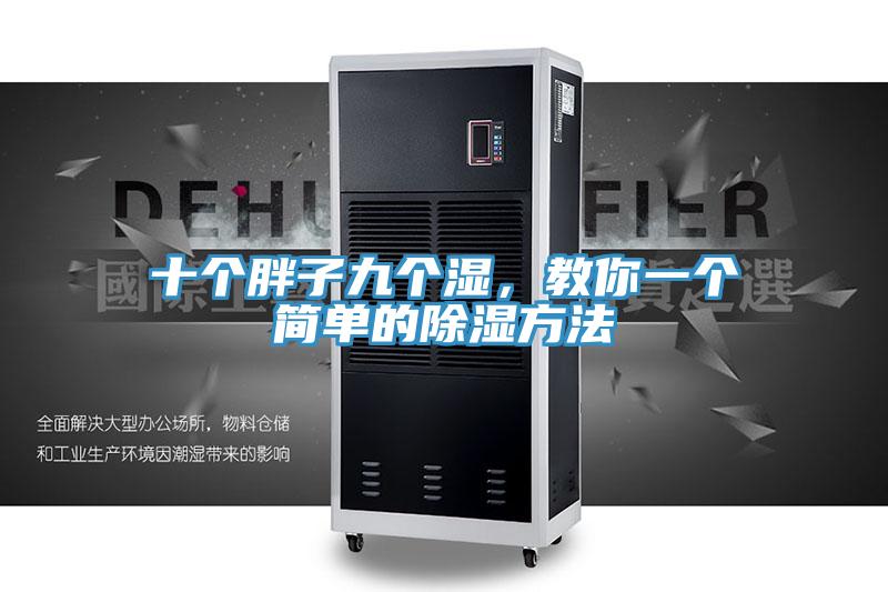 十个胖子九个湿，教你一个简单的除湿方法